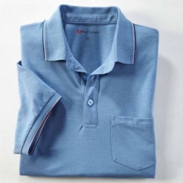 Poloshirtmetcontrasten