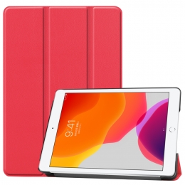 HoesjevooriPad102inch201920202021-Tri-FoldBookhoesCase-Rood