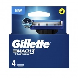 GilletteScheermesjesMach3Turbo4stuks