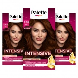 3xPaletteIntensiveOil-CareColorHaarkleuring650KastanjeMiddenbruin