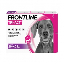 FrontlineTri-ActAntiVlooienenTekenDruppelsL3pipetten