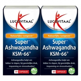 GratisVerzending2xLucovitaalAshwagandhaKSM-66Super30capsules