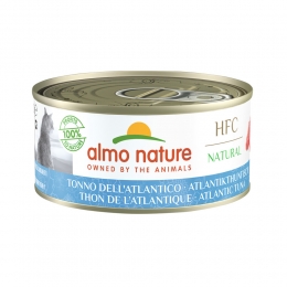 24xAlmoNatureHFCNaturalKattenvoerNatBlikAtlantischeTonijn150gr