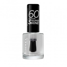 3xRimmelNagellak60SecondsSuperShine740Clear8ml
