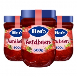 3xHeroJamAardbeien600gr