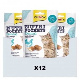 12xGimCatNutriPocketsDental60gr