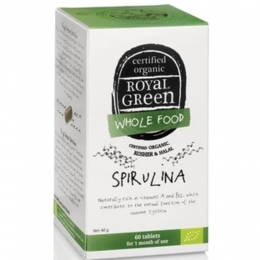 GratisVerzendingRoyalGreenSuperfoodSpirulina60tabletten