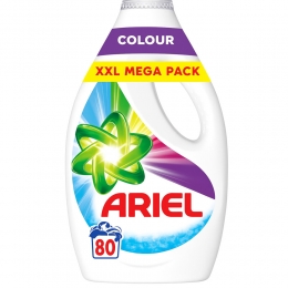 4xArielWasmiddelColorColdShort80Wasbeurten264liter