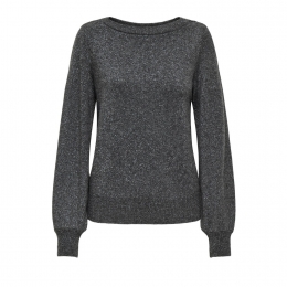 JacquelineDeYongRueGlitterLongSleeveBoatPullover