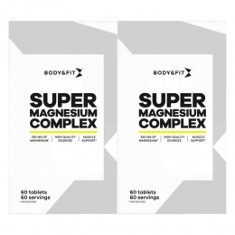 2xBodyFitSuperMagnesiumComplex60stuks