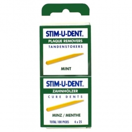 Stim-U-DentTandenstokersMint100stuks