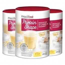 3xModifastProteinShapeMilkshakeVanille420gr