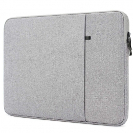 Laptopsleeve-116inch-lichtgrijs-Spatwaterproof-Ritsluiting-tabletsleeve-iPadsleeve-universeel