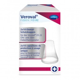 VerovalBeschermkapjes2in1InfraroodThermometer20stuks