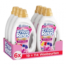 6xWitteReusWasmiddelFrisseReusGelOrchidee19Wasbeurten855ml