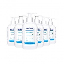 6xSanicurHandzeepOriginal300ml