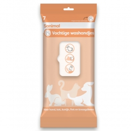 SanimalVochtigeWashandjes7stuks