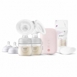 PhilipsAventdubbeleelektrischeborstkolf