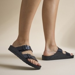 BirkenstockArizonaSlipperszwartRubber