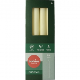 BolsiusTafelkaarsenSoftPearl8Stuks