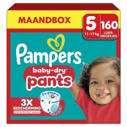PampersBabyDryLuierbroekjesMaat511-17kg160stuks