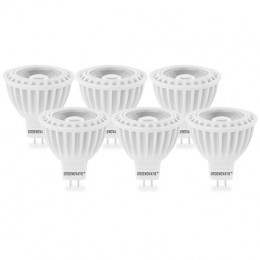 GU53MR16DimbareLEDSpotCOB5WWarmWit6-Pack