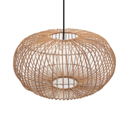 RotanRietenHanglampHandgemaaktNaturel50cm
