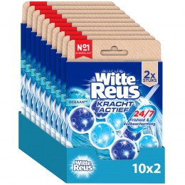 10xWitteReusToiletblokKrachtActiefOceaan2stuks