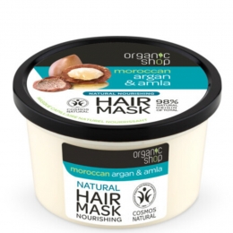 3xOrganicShopHaarmaskerArganAmla250ml