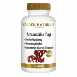 GratisVerzending2xGoldenNaturalsAstaxanthine4mg60capsules