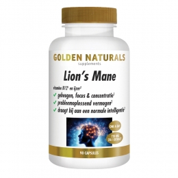 GratisVerzendingGoldenNaturalsLionsMane90capsules