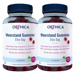 GratisVerzending2xOrthicaWeerstandGummies60stuks