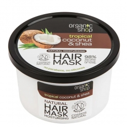 3xOrganicShopHaarmaskerCoconutShea250ml