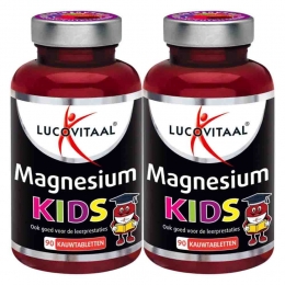 2xLucovitaalMagnesiumKids90kauwtabletten