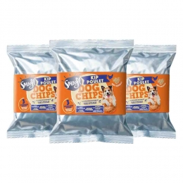 3xSmooflHondensnackDogChipsKip50gr
