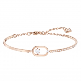 Swarovski5472382-SparklingDcBraceletOval-Roskleur-Armband-Medium