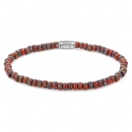 RebelandRoseRR-40117-S-GlassRocksRedJazz-Armband-MaatS