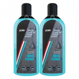 2xBornShowergelAwake200ml