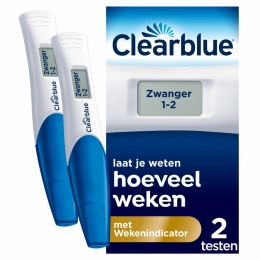6xClearblueZwangerschapstestmetWekenindicator2stuks