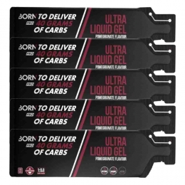 5xBornDrinkgelUltraLiquidPomegranate60ml