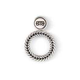 BUDDHATOBUDDHA426one-barbaraEarstudSilverSinglePiece-Oorbel