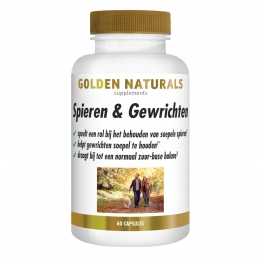 GratisVerzendingGoldenNaturalsSpierenGewrichten60capsules