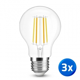 Slimmefilamentledlampvanmilight-dualwhite7we27fitting-a60modelvoordeelsetvan3