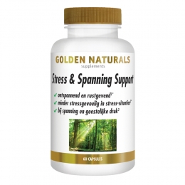 GratisVerzending2xGoldenNaturalsStressSpanningSupport60vegacapsules
