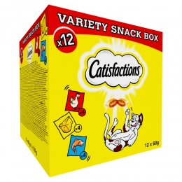 CatisfactionsKattensnacksMegabox12x60gr