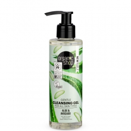 3xOrganicShopCleansingGelAvocadoandAloe200ml