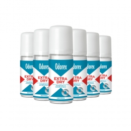 6xOdorexExtraDryDepper50ml