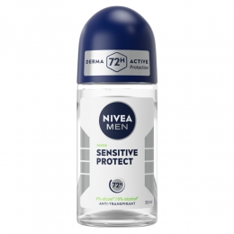 6xNIVEAMenDeodorantRollerSensitiveProtect40ml
