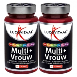 GratisVerzending2xLucovitaalMultiCompleetVrouw40tabletten