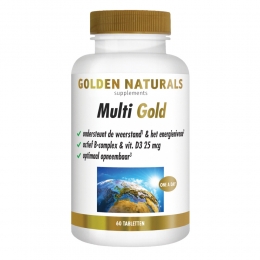 GratisVerzendingGoldenNaturalsMultiGold60tabletten